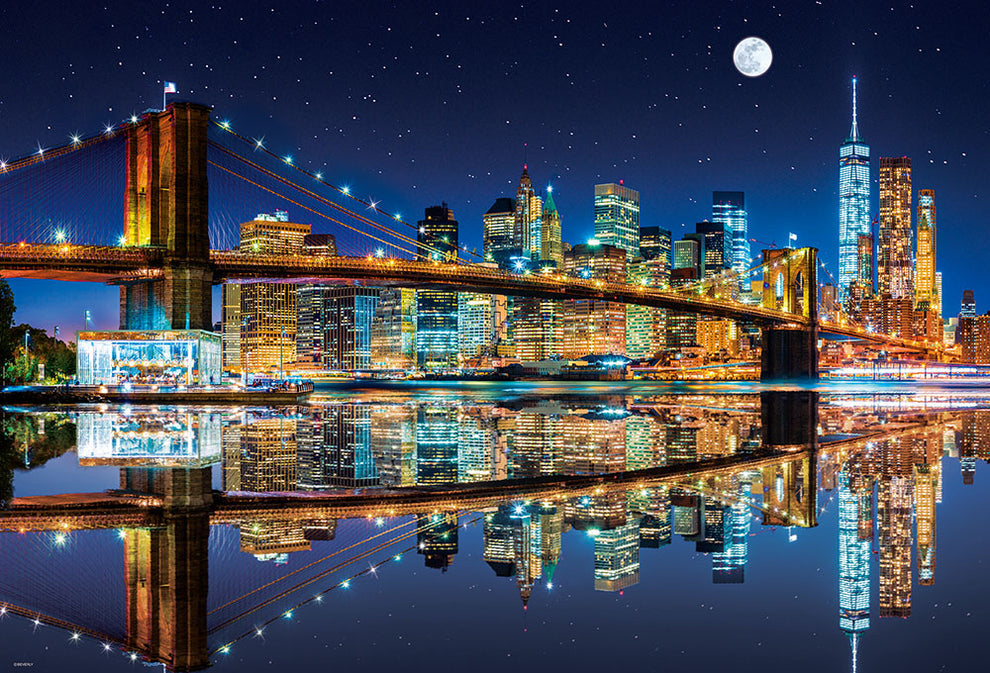 1000-piece jigsaw puzzle – New York Brooklyn Bridge by Beverly